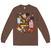 Chestnut can't talk right now doing teacher stuff Long Sleeve Tee - MaliasSmallBusiness