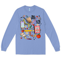 Colony Blue can't talk right now doing teacher stuff Long Sleeve Tee - MaliasSmallBusiness