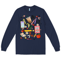 Navy can't talk right now doing teacher stuff Long Sleeve Tee - MaliasSmallBusiness