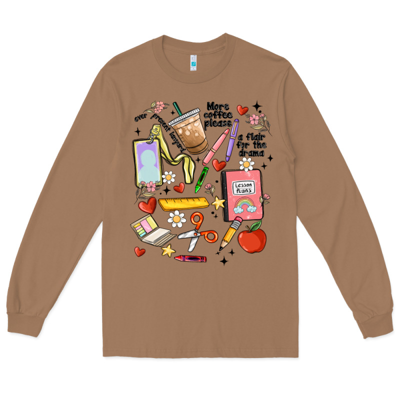 Can't Talk Right Now Doing Teacher Stuff Long Sleeve Tee by MaliasSmallBusiness | Teevron