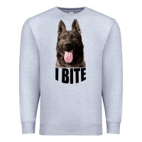 Heather Grey I BITE Premium Sweatshirt - Bettercallsaul