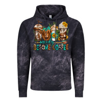 Cloud Black moody before coffee longhaired cow coffee Vintage Hoodie - Jasminsmagicworld