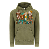 Vintage Olive moody before coffee longhaired cow coffee Vintage Hoodie - Jasminsmagicworld