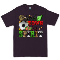 Plum small town big spirit soccer Premium Tee - Zillion Design Studio