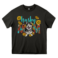 Asphalt western alaskan husky mom Heavy Core Tee - texasbilliewilder