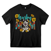 Black western alaskan husky mom Heavy Core Tee - texasbilliewilder