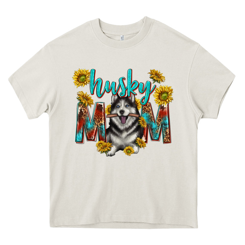 Western Alaskan Husky Mom Heavy Core Tee by texasbilliewilder | Teevron