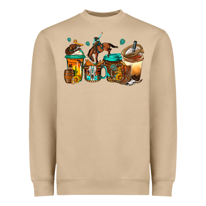 Rodeo Coffee Heavyweight Sweatshirt by Jasminsmagicworld | Teevron