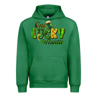 Emerald One Lucky Auntie St. Patrick's Day Urban Hoodie - CowGirlArtShop