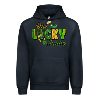 Navy One Lucky Auntie St. Patrick's Day Urban Hoodie - CowGirlArtShop