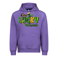 Tulip One Lucky Auntie St. Patrick's Day Urban Hoodie - CowGirlArtShop