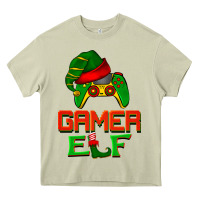 Mossy Christmas gamer elf Heavy Core Tee - BarkalooDesign