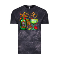 Cloud Black mexican tequila margarita and maracas Vintage Tee - AdoDesignShop
