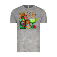 Cloud Rock mexican tequila margarita and maracas Vintage Tee - AdoDesignShop