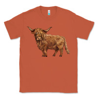 Copper highland cow Classic Tee - BarkalooDesign