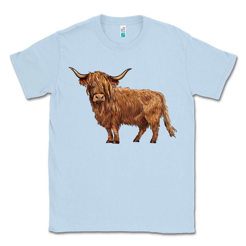 Highland Cow Classic Tee by BarkalooDesign | Teevron