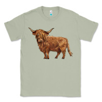 Matcha highland cow Classic Tee - BarkalooDesign