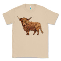 Mushroom highland cow Classic Tee - BarkalooDesign