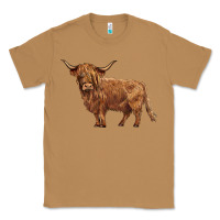 Toasted Coconut highland cow Classic Tee - BarkalooDesign