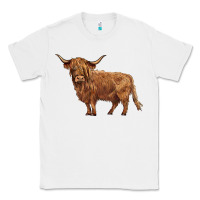 White highland cow Classic Tee - BarkalooDesign