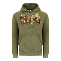 Vintage Olive longhaired cow coffee Vintage Hoodie - Jasminsmagicworld