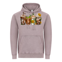 Vintage Zinc longhaired cow coffee Vintage Hoodie - Jasminsmagicworld
