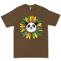 Cacao panda sunflower Premium Tee - RanaPortraitStore