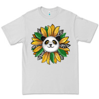 Dove Grey panda sunflower Premium Tee - RanaPortraitStore