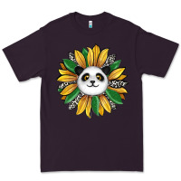 Plum panda sunflower Premium Tee - RanaPortraitStore