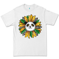 White panda sunflower Premium Tee - RanaPortraitStore