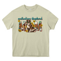 Mossy western australian shepherd mom Heavy Core Tee - texasbilliewilder