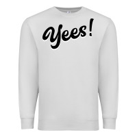 Dove Grey YEES! Premium Sweatshirt - Bettercallsaul