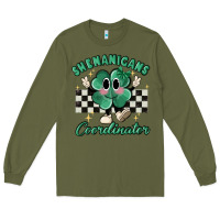 Army Green shenanigans coordinator Long Sleeve Tee - MaliasSmallBusiness