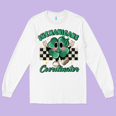 Shenanigans Coordinator Long Sleeve Tee Designed By Maliassmallbusiness