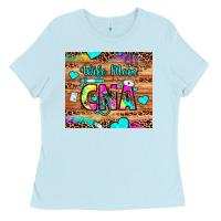 Baby Blue wife mom cna Ladies Tee - JahusDesignShop