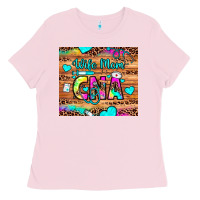 Bubblegum Pink wife mom cna Ladies Tee - JahusDesignShop