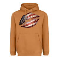 Meerkat American Flag Lips Heavyweight Hoodie - Bettercallsaul