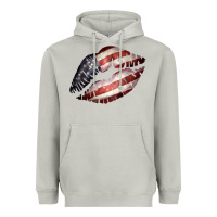 Moon Dust American Flag Lips Heavyweight Hoodie - Bettercallsaul