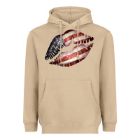 Mushroom American Flag Lips Heavyweight Hoodie - Bettercallsaul