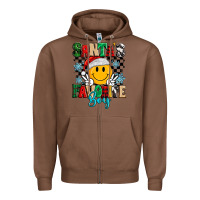 Chestnut santas favorite boy Zipper Hoodie - MaliasSmallBusiness