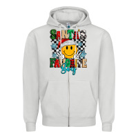 Dove Grey santas favorite boy Zipper Hoodie - MaliasSmallBusiness