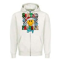 Oatmeal Heather santas favorite boy Zipper Hoodie - MaliasSmallBusiness