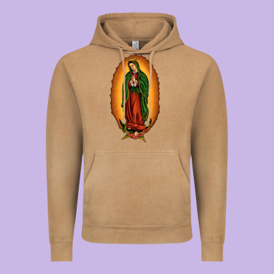 Our Lady Of Guadalupe Vintage Hoodie Designed By Jahusdesignshop
