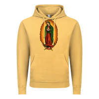 Vintage Mustard our lady of Guadalupe Vintage Hoodie - JahusDesignShop