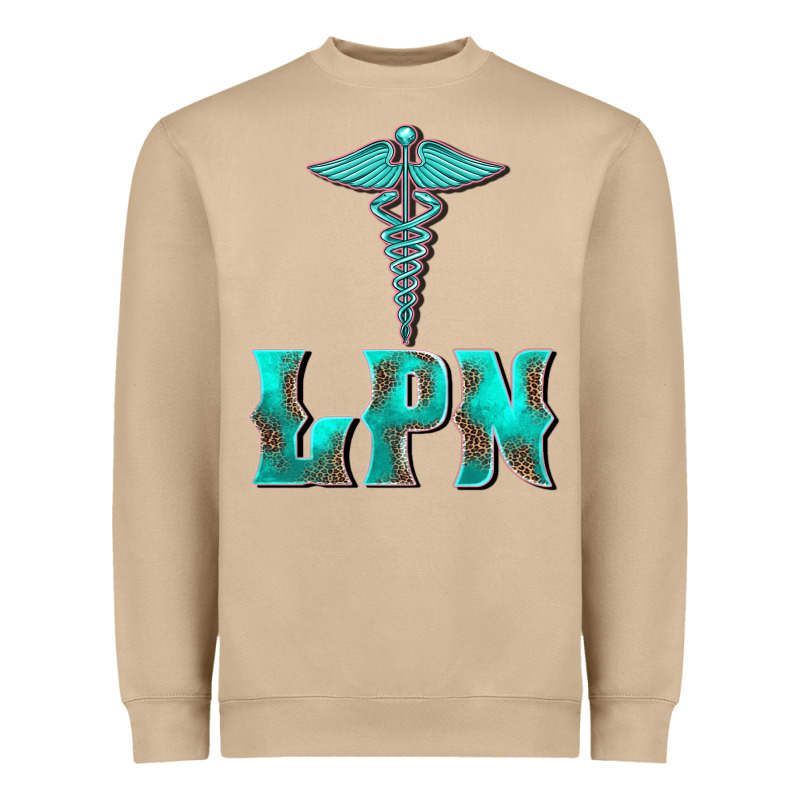 Licensed Practical Nurse Medical Symbol Heavyweight Sweatshirt by BarkalooDesign | Teevron
