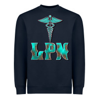 Navy licensed practical nurse medical symbol Heavyweight Sweatshirt - BarkalooDesign