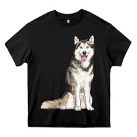 Black husky Heavy Core Tee - RanaPortraitStore