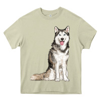Mossy husky Heavy Core Tee - RanaPortraitStore