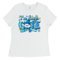 White im snow cute Ladies Tee - Zillion Design Studio