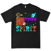 Black small town big spirit basketball Premium Tee - Zillion Design Studio